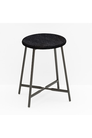 Sandalye Tabure Mutfak Sandalyesi Siyah Döşemeli 1480