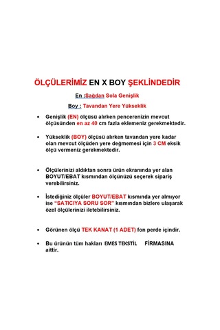 Koyu Blackout Karartma Güneşlik Tek Kanat Pilesiz Bej