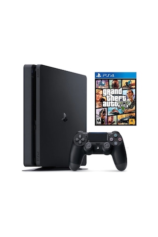 Sony Playstation 4 Slim 1 TB Oyun Konsolu + Gta 5 (İthalatçı Garantili)