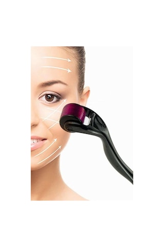 Gld-spt- Derma Roller Titanyum Uçlu 540 İğneli 1 Mm Saç Sakal Çıkarma Ve Cilt Bakım Masaj Aleti