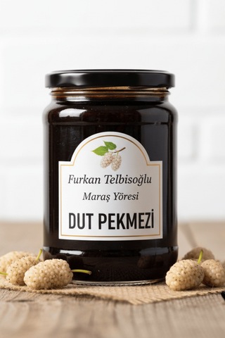 Furkan Telbisoğlu Maraş Yöresi Maraş Yöresi Dut Pekmezi Yeni Mahsül Yöresel 500 G Maraş Yöresi