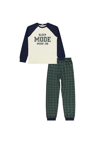 Civil Boys Mode Baskılı 10-13 Yaş Pijama Takımı - Lacivert