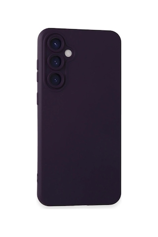 Herşeytrend Samsung Galaxy Uyumlu S24 Kılıf Nano İçi Kadife Silikon - Mor Çok Renkli
