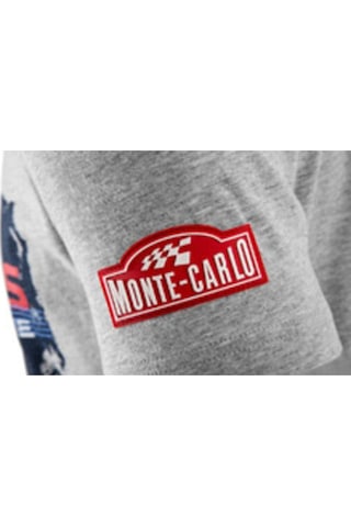 Erkek T-shirt Monte-carlo M Beden Skoda Gri