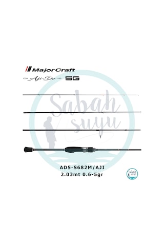 Major Craft 5g Ajido Ad5-s682m/ajı 2.03mt 0.6-5gr 2p Lrf Kamış