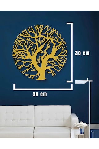 Duvar Süsü Hayat Ağacı Ahşap Dekoratif Tablo