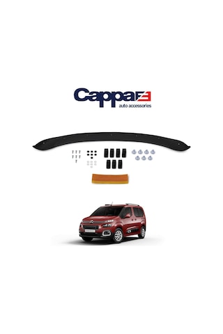 Cappafe Citroen Berlingo Ön Kaput Koruyucu Rüzgarlığı 2019- Yılı