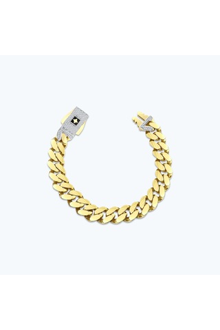 Altınbaş Altınbaş Golden Chain Bileklik Abl0382-y-24737-t115mm Çok Renkli