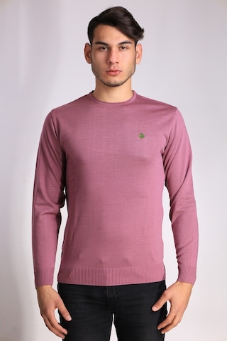 Layyagosta Erkek Triko Kazak Pembe