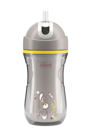 Chicco Spor Pipetli Bardak Unisex Gri Gri
