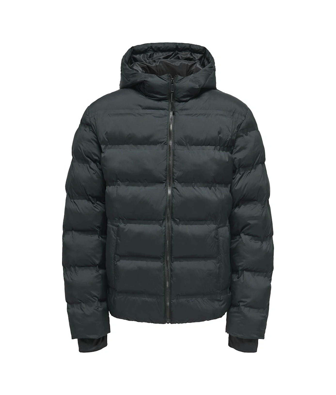 Only & Sons Onsunion Seamles Life Hood Siyah Erkek Mont 22034836 Siyah