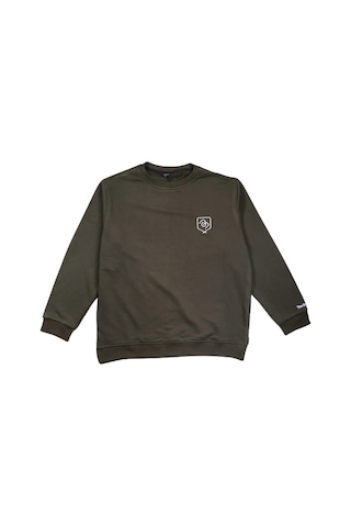 Bigümex The Brave Premium Erkek Sweatshirt 3 Iplik Yeşil