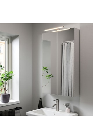 Led'li Dolap Aydınlatması, Alüminyum Rengi, 350 Mm 1