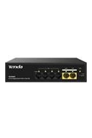Tenda Sg106pc 6 Port 4 Port Poe+ 10-100-1000 Mbps + 2 Port Uplink Switch Çelik Kasa Rack Mount Kdo