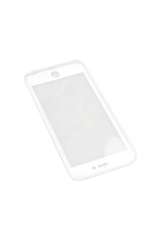 Apple Uyumlu iPhone 7 Plus İle Kılıf 360 Full Kaplama Silikon Beyaz