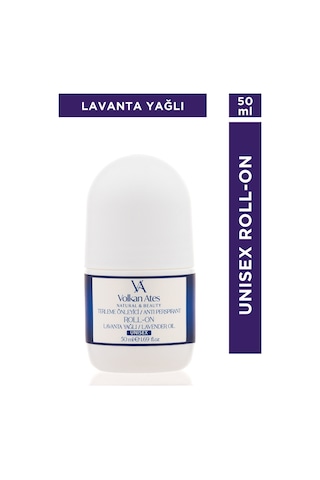 Volkan Ates Natural & Beauty Lavanta Yağlı Terleme Önleyici Roll-on 50 Ml