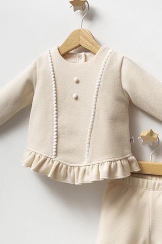 Tongs Baby Lace Dreams 2'li Takım 5660 Ekru Çok Renkli