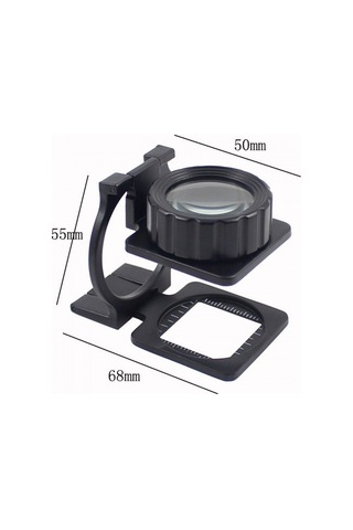 Kontrol Aleti Hassa İnceleme Küçük Detaylar Kumaş Kontrolü Büyüteç, Metal 15x Büyütme
