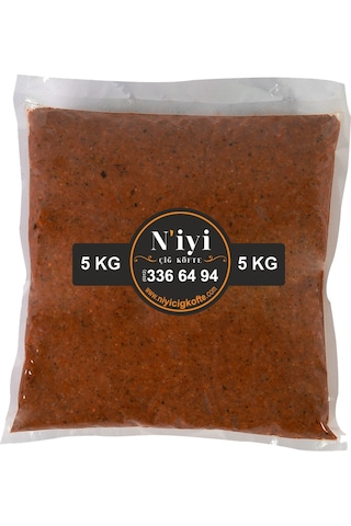 N'iyi Çiğ Köfte Vakumlu Ambalaj 5 KG