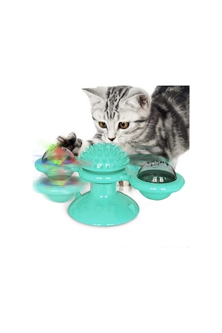 Pet Life 'windmill' Dönen Vakumlu Dönen Kedi Oyuncağı S848