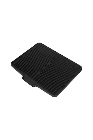 Ximistore9 Siyah Silikon Tabak Kurutma Matı: Hızlı Süzme, Isı Dayanıklı, Multifonksiyonel Mutfak Hijyen Matı Siyah