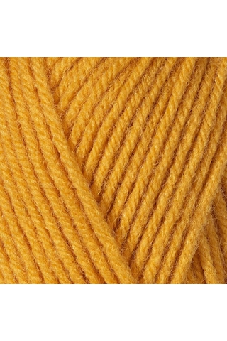 Kürkçü Han Dekor 100gr 100m El Örgü İpi Koyu Altın Sarısı