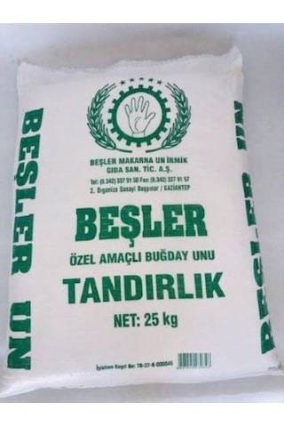 Beşler Un Tandırlık Un 25 KG