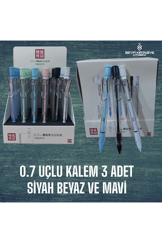 0.7 Mm Versatil Uçlu Kalem 3 Adet Tm-2570 Pym