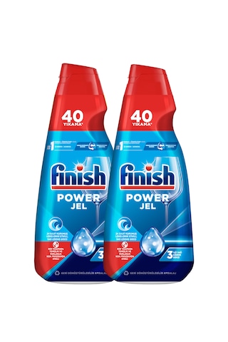 Finish Hepsi Bir Arada Konsantre Jel Bulaşık Makinesi Deterjanı 2 x 1 L
