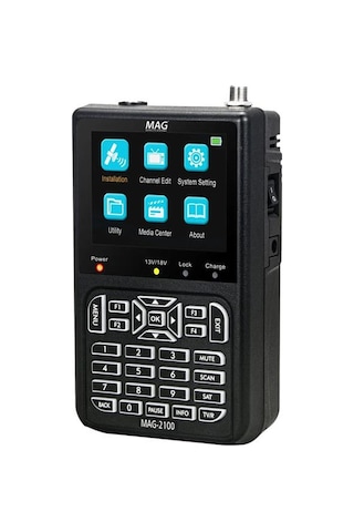 Mag Mag-2100 3.5 Dvb-s/s2 Lcd Ekran Görüntülü Hd Uydu Yön Sinyal Bulucu