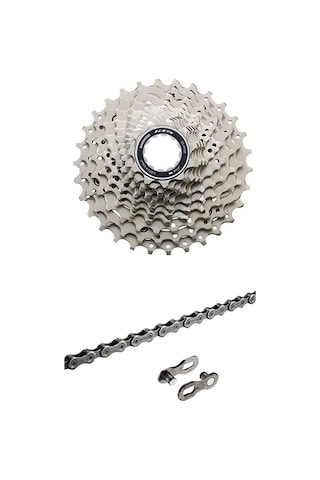 Shimano 105 Cs-r7000 11/30+cn-hg601 11'li Kaset Zincir Seti Siyah