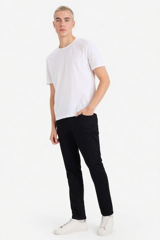 Defacto Pedro Slim Fit Dar Kalıp Normal Bel Dar Paça Jean Pantolon S2711az26spnm40 Siyah-nm40