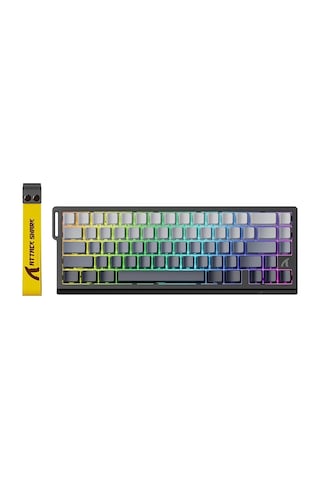 Attack Shark X68 He Hall Effect Rapid Trigger Mekanik Klavye Manyetik Switch Black Gradient