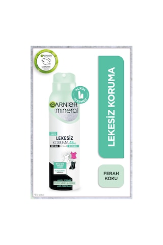 Garnier Mineral Lekesiz Koruma Kadın Sprey Deodorant 150 ML