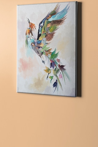 Webstyle Sayılarla Boyama Seti Kasnaklı Zümrüdü Anka 60 X 75 Cm