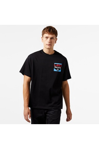 Leo Service Erkek Siyah T-shirt