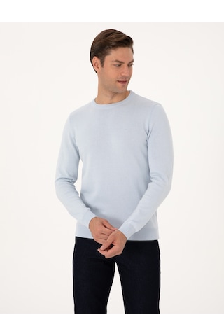 Pierre Cardin Erkek Açık Mavi Kazak /triko 50315509-vr003 Açık Mavi