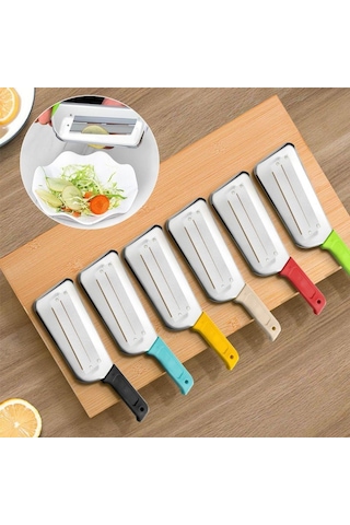 Çift Katmanlı Sebze Rendesi Rahat Sap Dilimleme Aletleri Pratik Rende Dilimleyici Yeşil