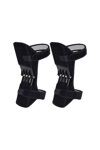 1 Çift Diz Eklemi Spor Güçlendirici Diz Tırmanma Koruma Desteği Dişli Fitness Diz Pedleri Çok Renkli