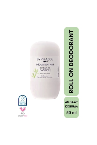 Byphasse Bamboo Extract 48H Kadın Roll-On Deodorant 50 ML