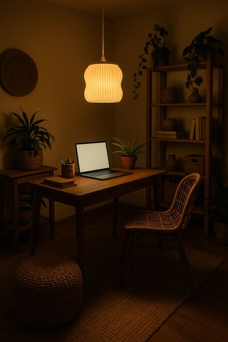 Dekoratif Avize Ice Serisi Ev Ofis Veranda Mutfak Çap 20 Cm Büyük Boy Çok Renkli