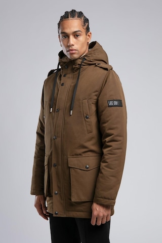 Lee Cooper Igor Erkek Kapüşonlu Mont Haki-20454 Haki