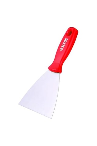 Çelik Spatula, 0.80 Mm Polisajlı Yay Çeliği, 50 Rockwell Sertlik, Ergonomik Sap, Kavisli, Kazıma Spatulası, İnşaat, Sıva Ve Yüzey Temizleme, Profesyonel Kalite, Dayanıklı El Aleti 50 Mm