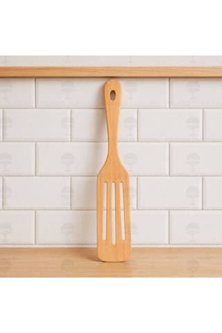 Mien Bambu Delikli Uzun Spatula 7b157 Renkli