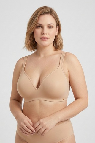 Amarelle Sienna Ten Comfort Bra Büyük Beden Toparlayıcı Sütyen- Balensiz, Dolgusuz, Kalın Askılı