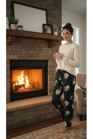 Sude Kadın Pijama Altı Yeşil