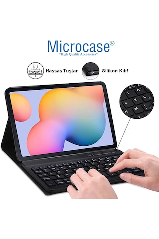 Honor Pad X8b 11'' Tablet Uyumlu Bluetooth Klavyeli Standlı Kılıf - Bkk4 Kapaklı Kılıf