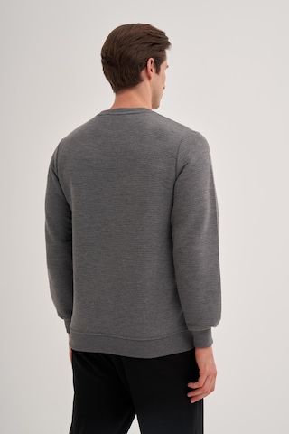 Cazador 50460 Erkek Bisiklet Yaka Sweatshirt Antrasit Melanj