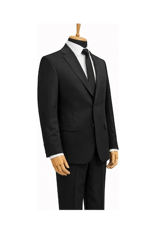 Dekosan Erkek Regular Fit Baba Takım Elbise - 7555 Siyah