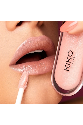Kiko Dudak Parlatıcısı 3D Hydra Lipgloss 03 Pearly Apricot